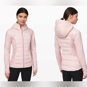Lululemon NWT Down For It All Jacket in Porcelain Pink